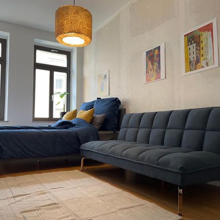 라이프치히 Stilvoller Altbau Mit Balkon - 10 Min To Center 아파트 외부 사진